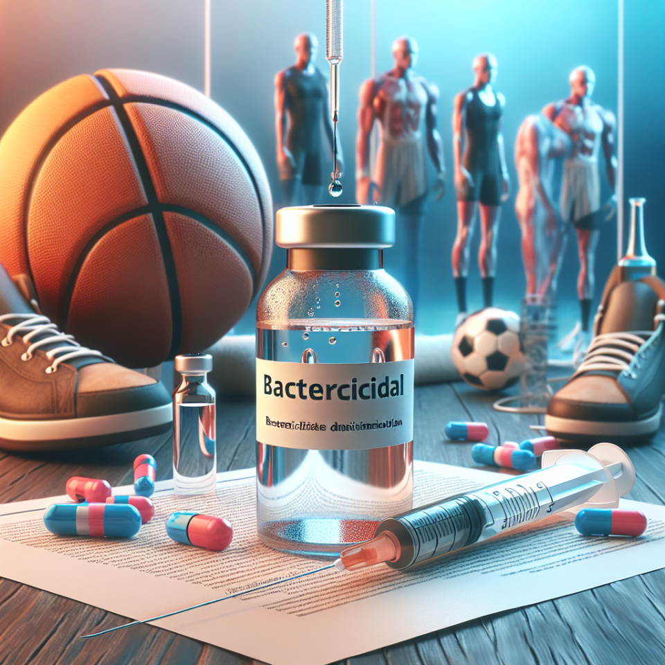 Bactericidal water injections: a fundamental element in sports pharmacology