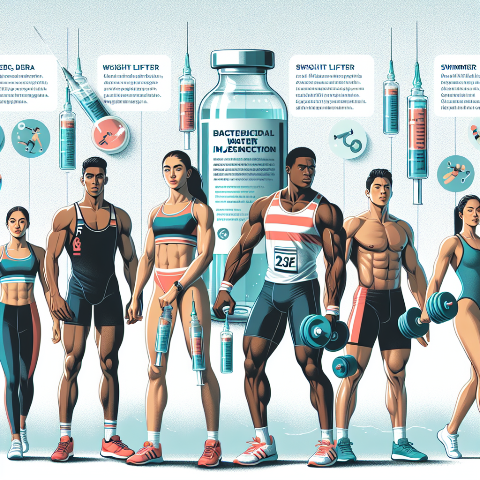 Enhancing sports performance with bactericidal water injections