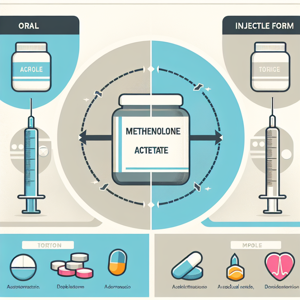Acetato di metenolone vs oral vs injectable versions