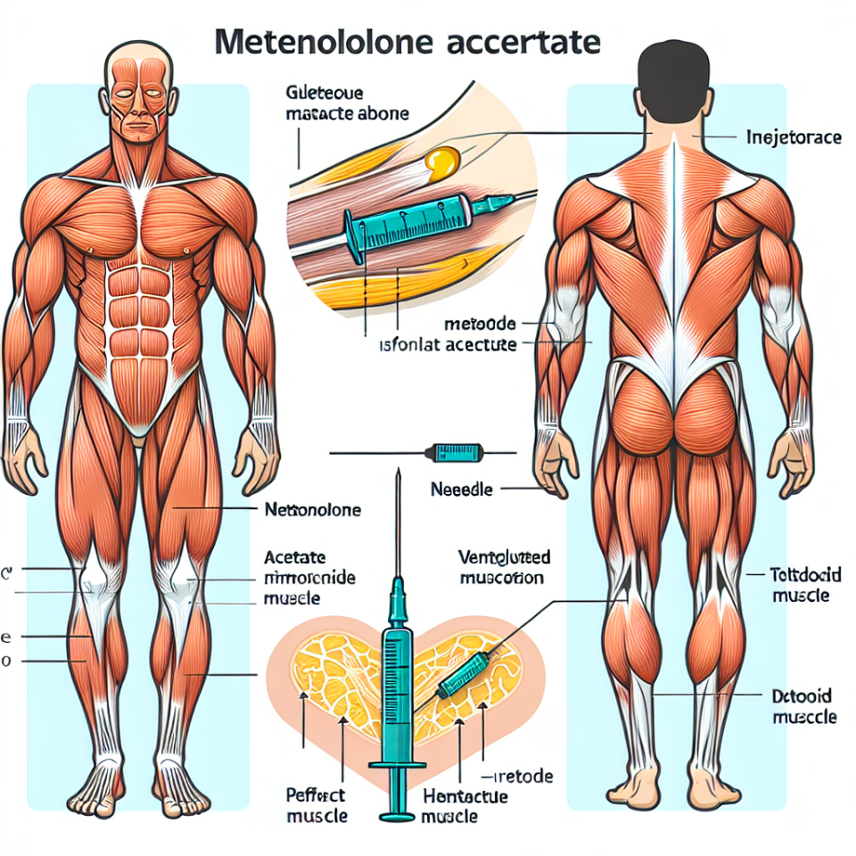 Injection sites for acetato di metenolone: best practices
